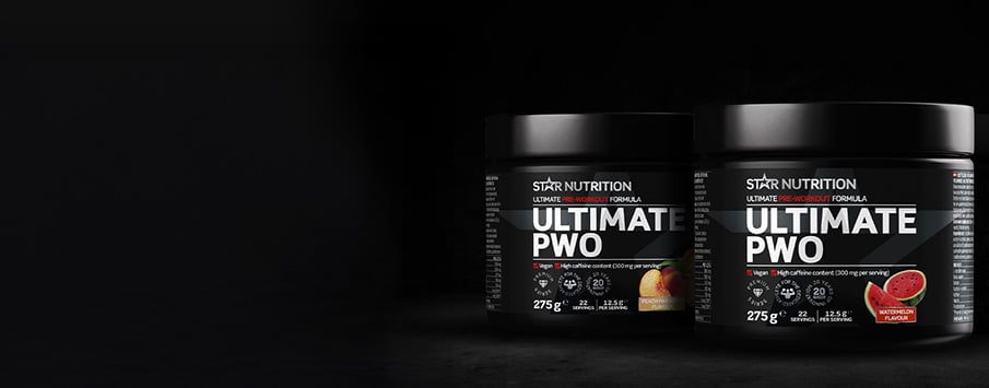 Star Nutrition Ultimate PWO. Finns i tre olika smaker